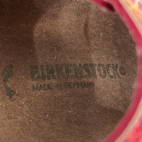 Birkenstock Arizona Vegan Leather Microfibre Flashy Halogen Pink size 13/13.5 - Picture 13 of 16